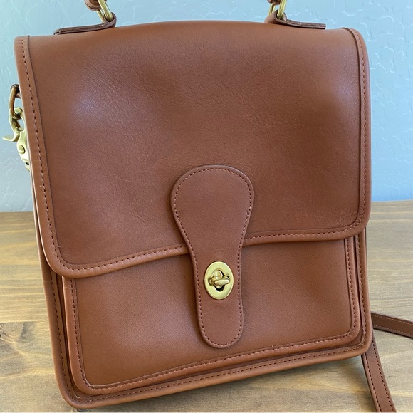 SOLD Coach Vintage Willis Station Satchel Leather 5130 - Picture 3 of 16